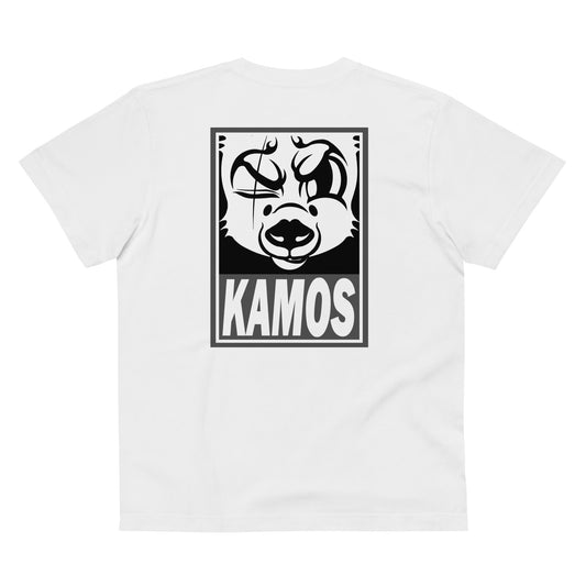 KAMOS GRAY BOX LOGO TEE | BLACK/WHITE