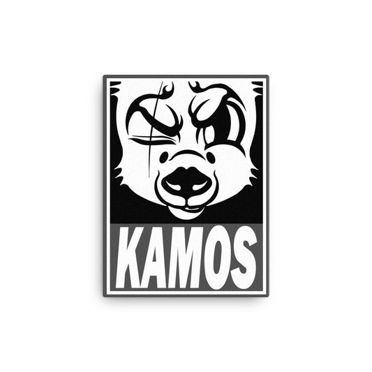 KAMOS GRAY BOX LOGO | CANVAS PRINT