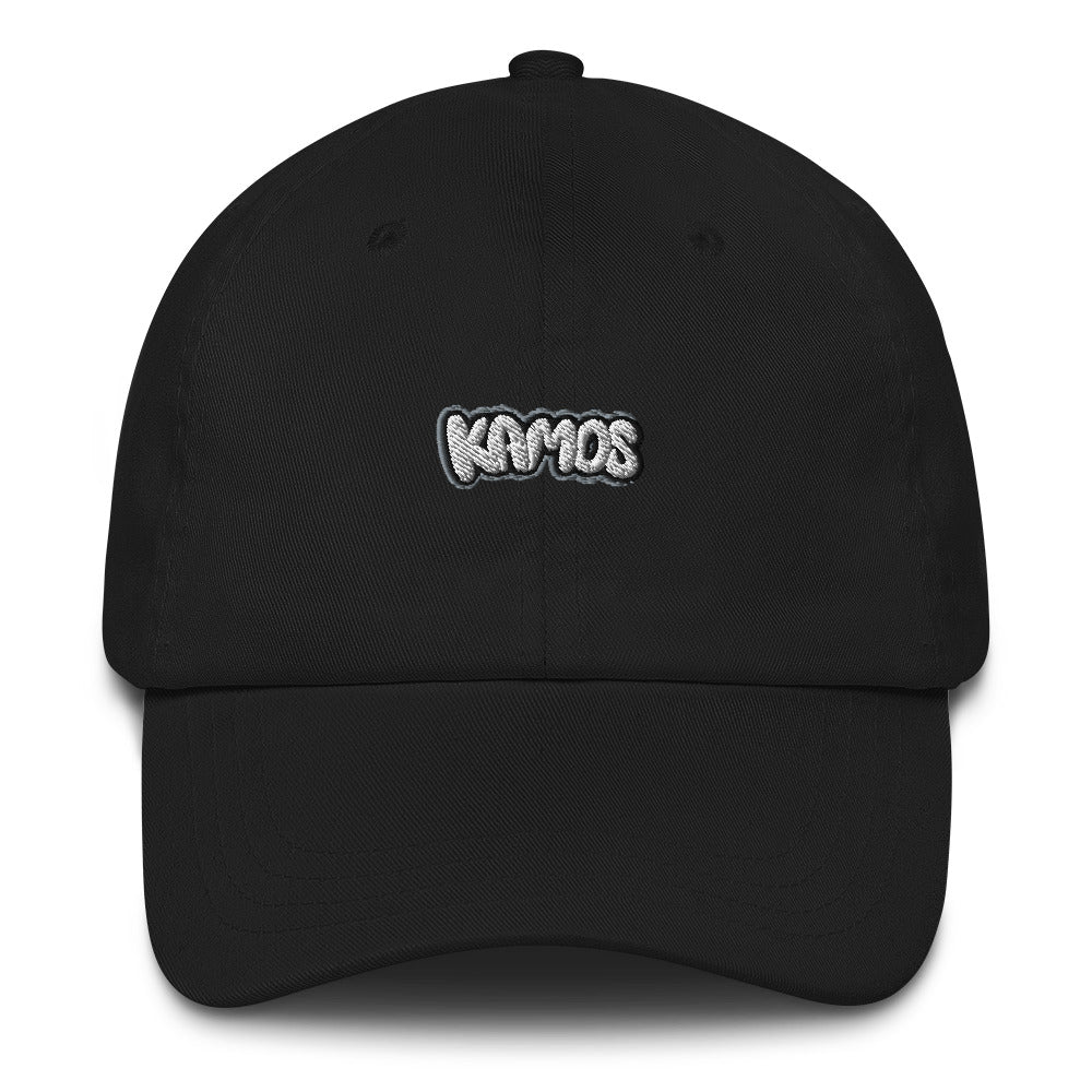 KAMOS BUBBLE LOGO CAP | BLACK/WHITE