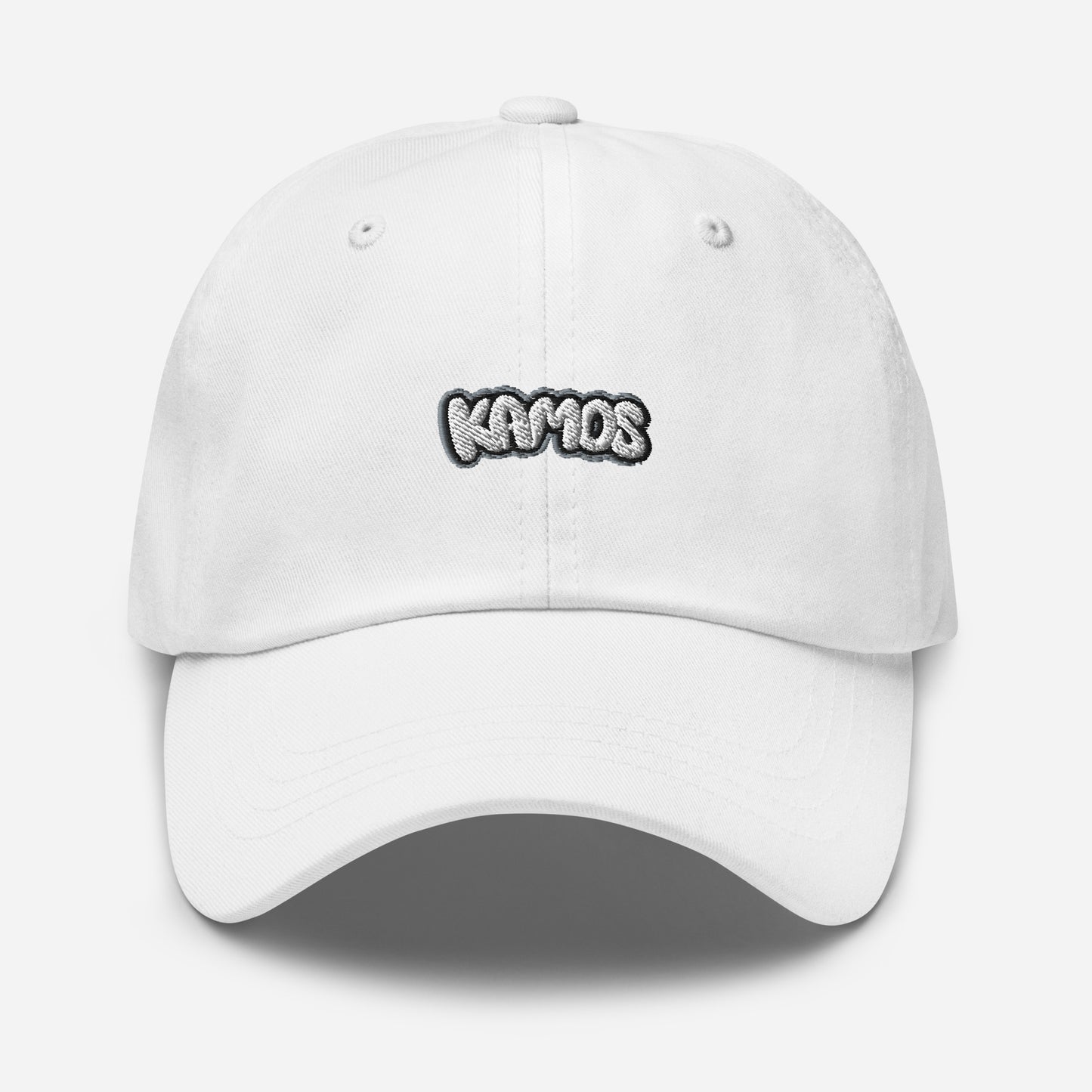 KAMOS BUBBLE LOGO CAP | BLACK/WHITE
