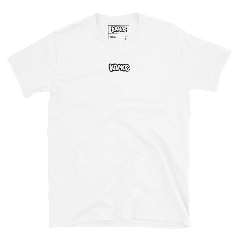 KAMOS KAMIKAZE FACE  AR T-shirt| WHITE